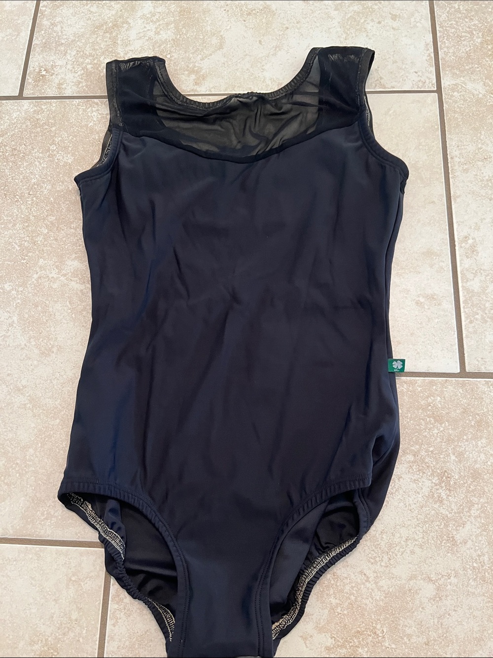 Luckyleo black leotard